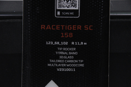 NARTY UŻYWANE VOLKL RACETIGER SC 23/24 + VMotion 12 158 cm NRC335