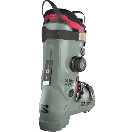 BUTY NARCIARSKIE SALOMON S/PRO ALPHA C BOA 130 Wrought Iron/Black 2027