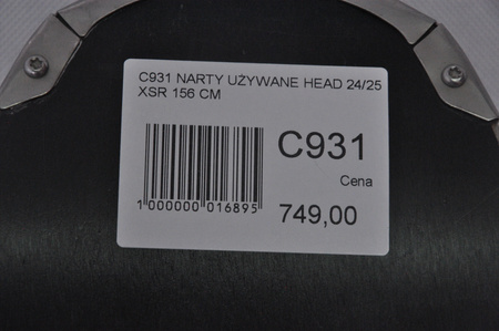 NARTY UŻYWANE HEAD WORLDCUP e.XSR + PR 11 24/25 156 cm NRC931