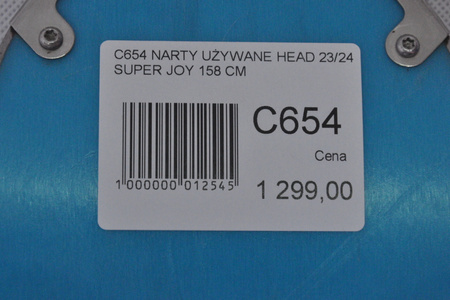 NARTY UŻYWANE HEAD SUPER JOY 23/24 + JOY 11 158 cm NRC654