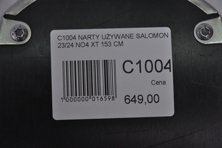 NARTY UŻYWANE SALOMON S/MAX N 4 XT + M10 23/24 153 cm NRC1004