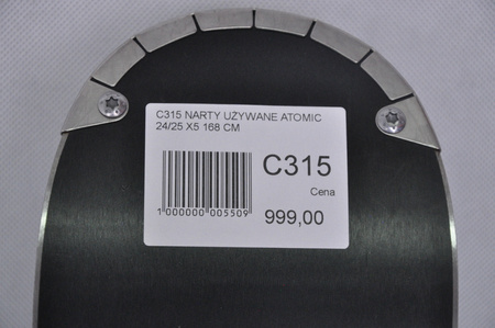 NARTY UŻYWANE ATOMIC REDSTER X5 + Atomic M10 GW 24/25 168 cm NRC315
