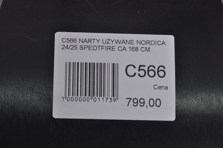NARTY UŻYWANE NORDICA SPITFIRE CA 24/25 + Marker TP2 10 168 cm NRC566