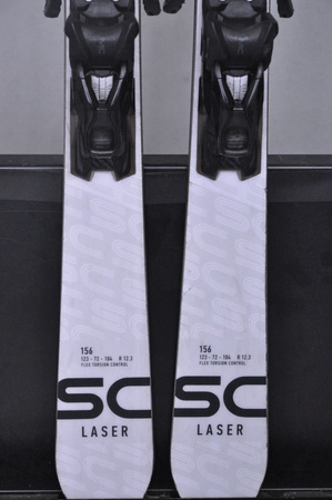 NARTY UŻYWANE STOCKLI LASER SC + MC11 24/25 156 cm NRC97