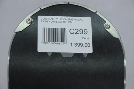 NARTY UŻYWANE VOLKL FLAIR SC 23/24 + Marker VMOTION 11 163 cm NRC299