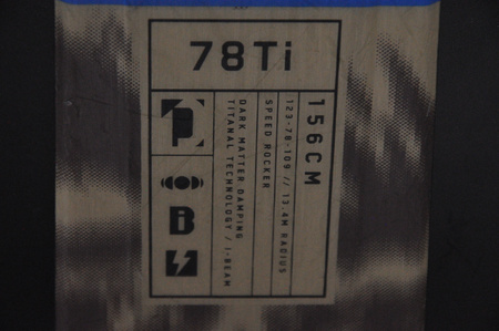 NARTY UŻYWANE K2 DISRUPTION 78TI + MXC 12 24/25 156 cm NRC990