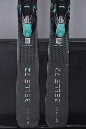 NARTY UŻYWANE NORDICA BELLE 72 DC 24/25 + TP2 11 150 cm NRC620