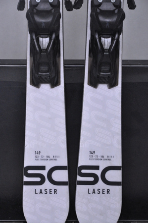 NARTY UŻYWANE STOCKLI LASER SC + MC11 24/25 149 cm NRC92