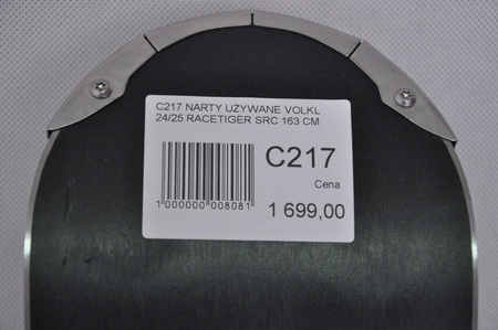NARTY UŻYWANE VOLKL RACETIGER SRC + Motion 10 24/25 163 cm NRC217