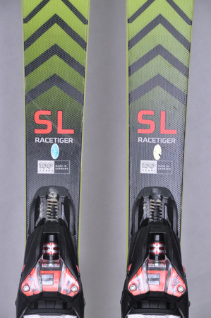 NARTY UŻYWANE VOLKL RACETIGER SL + VMotion 12 22/23 155 cm NRC645