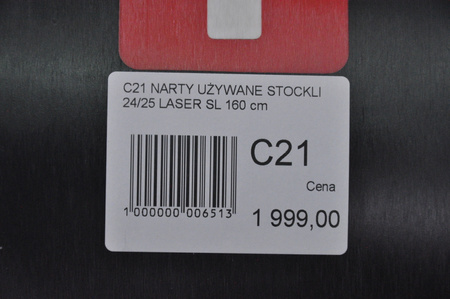 NARTY UŻYWANE STOCKLI LASER SL + MC11 24/25 160 cm NRC21