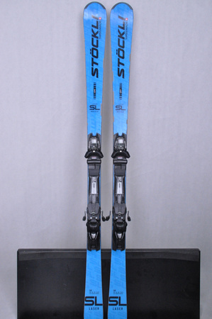 NARTY UŻYWANE STOCKLI LASER SL + MC11 24/25 160 cm NRC27