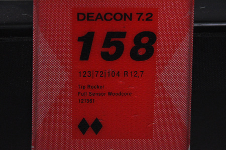NARTY UŻYWANE VOLKL DEACON 7.2 + FTD 10 21/22 158 cm NRC1119
