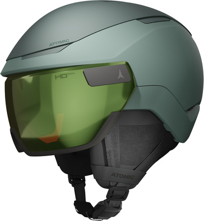 KASK NARCIARSKI REVENT GT AMID VISOR HD PHOTO Green 2025