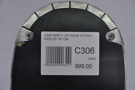 NARTY UŻYWANE ATOMIC REDSTER X5 + Atomic M10 GW 24/25 147 cm NRC306