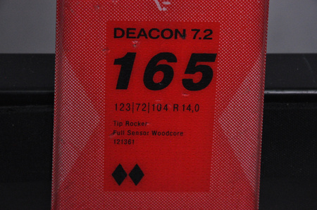 NARTY UŻYWANE VOLKL DEACON 7.2 + FTD 10 21/22 165 cm NRC1108