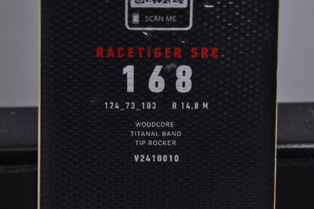 NARTY UŻYWANE VOLKL RACETIGER SRC + Motion 10 24/25 168 cm NRC227