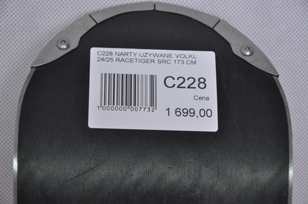 NARTY UŻYWANE VOLKL RACETIGER SRC + Motion 10 24/25 173 cm NRC228