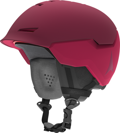 KASK NARCIARSKI ATOMIC REVENT + AMID Dark Red 2024