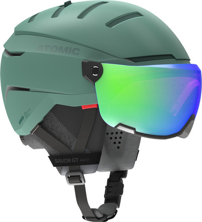 KASK NARCIARSKI ATOMIC SAVOR GT AMID VISOR HD Green 2025
