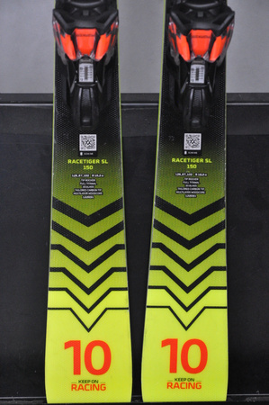 NARTY UŻYWANE VOLKL RACETIGER SL + VMotion 12 22/23 150 cm NRC644