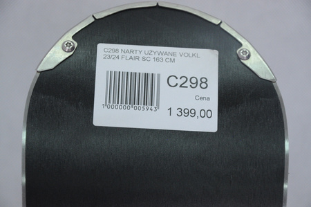 NARTY UŻYWANE VOLKL FLAIR SC 23/24 + Marker VMOTION 11 163 cm NRC298