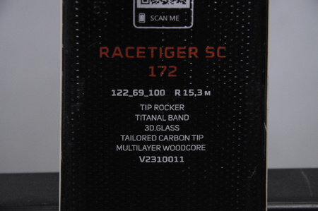 NARTY UŻYWANE VOLKL RACETIGER SC 23/24 + VMotion 12 172 cm NRC338