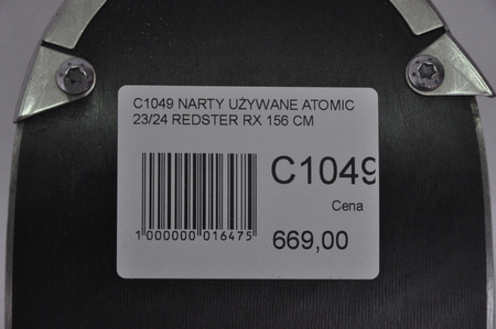 NARTY UŻYWANE ATOMIC REDSTER RX + M10 23/24 156 cm NRC1049