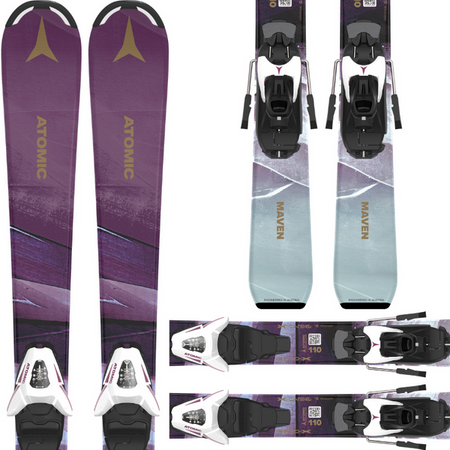 JUNIORSKIE NARTY ATOMIC MAVEN GIRL + Atomic C5 GW 2026