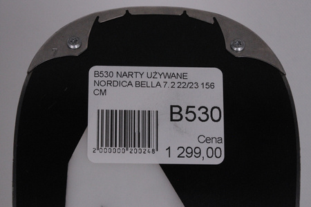 NARTY UŻYWANE NORDICA BELLE 7.2 + TP2 11 24/25 156 cm NRB530