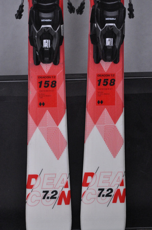 NARTY UŻYWANE VOLKL DEACON 7.2 + FTD 10 21/22 158 cm NRC1118