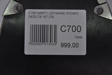 NARTY UŻYWANE ATOMIC CLOUD C8 + M10 24/25 157 cm NRC700