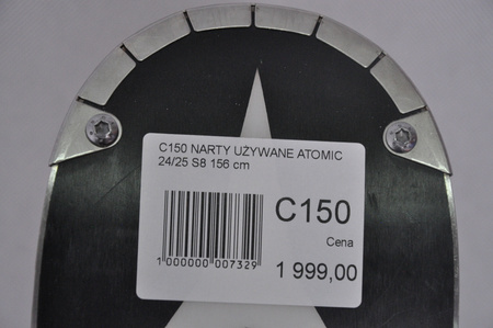 NARTY UŻYWANE ATOMIC REDSTER S8 + X12 GW 24/25 152 cm NRC150