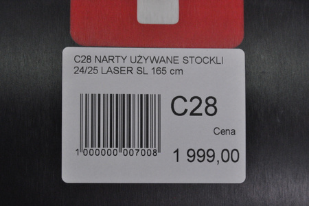 NARTY UŻYWANE STOCKLI LASER SL + MC11 24/25 165 cm NRC28