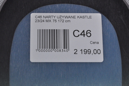 NARTY UŻYWANE KASTLE MX 75 + K12 PRW 23/24 172 cm NRC46
