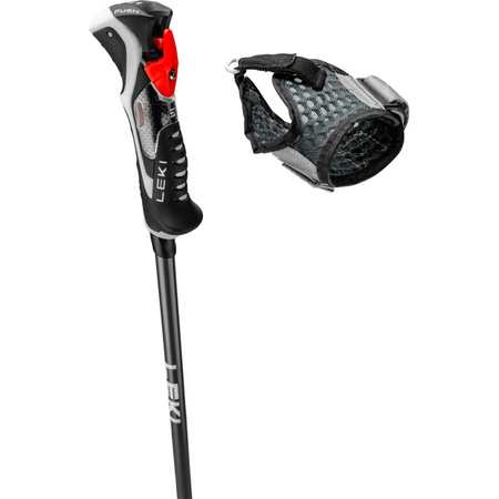 KIJE NARCIARSKIE LEKI CARBON 14 3D Black/Red 2026
