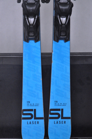 NARTY UŻYWANE STOCKLI LASER SL + MC11 24/25 170 cm NRC36