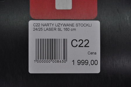 NARTY UŻYWANE STOCKLI LASER SL + MC11 24/25 160 cm NRC22