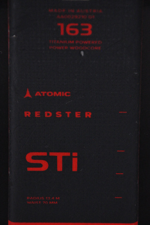 NARTY UŻYWANE ATOMIC REDSTER STI + M 12 22/23 163 cm NRC603