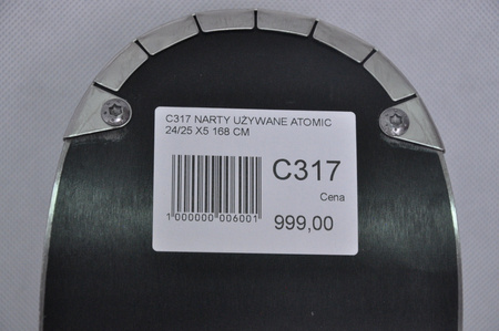 NARTY UŻYWANE ATOMIC REDSTER X5 + Atomic M10 GW 24/25 168 cm NRC317