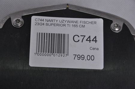 NARTY UŻYWANE FISCHER RC4 SUPERIOR TI 23/24 + Z11 165 cm NRC744