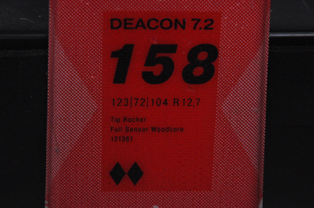 NARTY UŻYWANE VOLKL DEACON 7.2 + FTD 10 21/22 158 cm NRC1116
