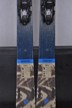 NARTY UŻYWANE K2 DISRUPTION 78TI + MXC 12 24/25 177 cm NRC977