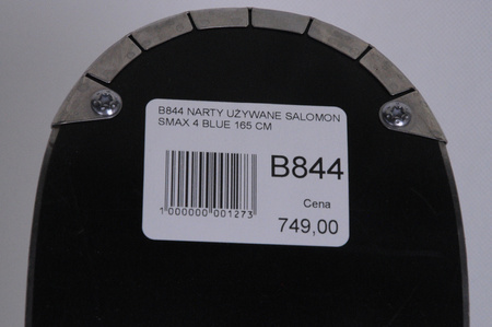 NARTY UŻYWANE SALOMON S/MAX 4 + M10 23/24 165 cm NRB844
