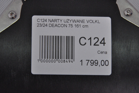 NARTY UŻYWANE VOLKL DEACON 75 + Motion 12 23/24 161 cm NRC124