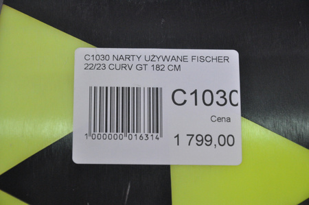 NARTY UŻYWANE FISCHER CURV GTX + RX 13 22/23 182 cm NRC1030