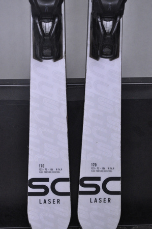 NARTY UŻYWANE STOCKLI LASER SC + MC11 24/25 170 cm NRC117