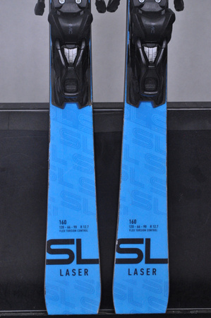 NARTY UŻYWANE STOCKLI LASER SL + MC11 24/25 160 cm NRC26