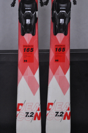 NARTY UŻYWANE VOLKL DEACON 7.2 + FTD 10 21/22 165 cm NRC1102