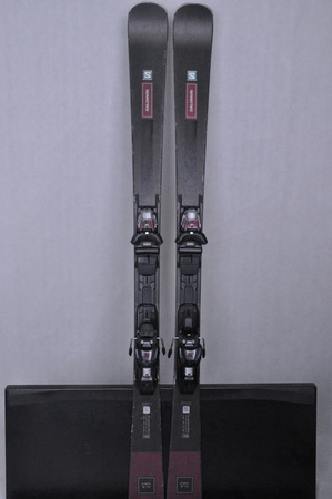 DAMSKIE NARTY UŻYWANE SALOMON S/MAX 10 + M11 23/24 148 cm NRC570